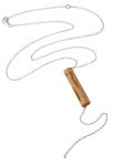 Art Deco Fluidity Lariat Necklace