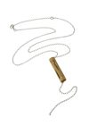 Art Deco Fluidity Lariat Necklace