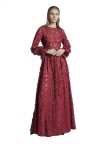 blumen_ballkleid_weinrot_1