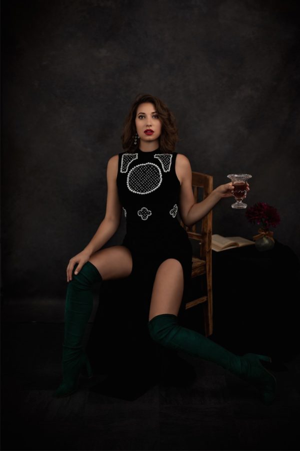 Aussergewöhnliches Ballkleid leihen
