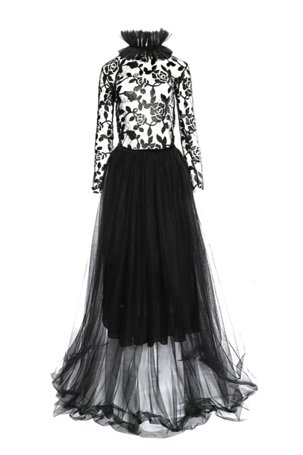 Extravagantes Ballkleid Tüll mieten